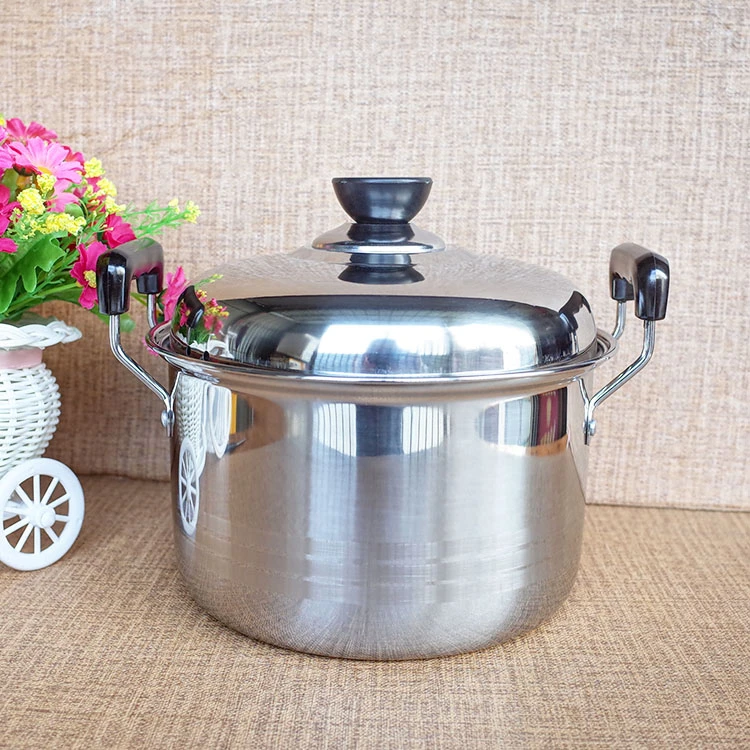 American high pot stainless steel soup pot single-layer boiler multi-purpose pot