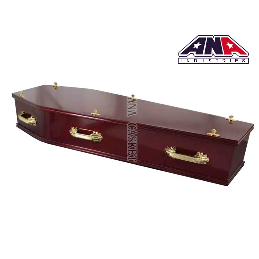 ANA European Style  cheap coffin Italy wooden casket funeral supplies