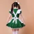 Import Anime Cosplay Green Maid Dress Restaurant Oktoberfest Apron Outfits Dirndl from China