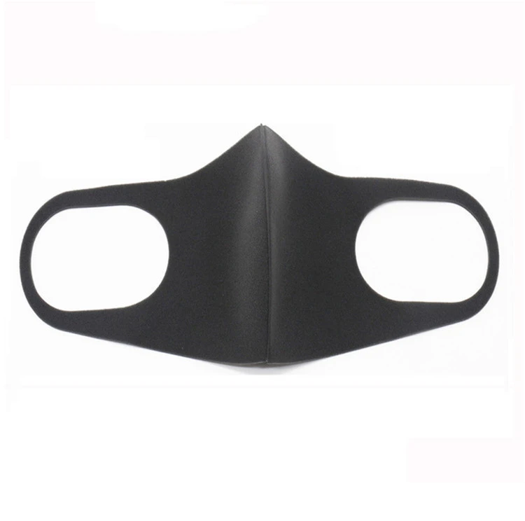 anti odor flu shield  black half Polyurethane sponge black dust face shield manufacturer