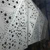 anti skid plates perforated metal sheet,aluminium perforated facade panel,exterior decorative perforated panel