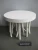 Import antique round solid wood provincial dining table from China
