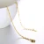 Import ATHENAA 8 gram 24k gold Water wave chain designs 4cm tail chain from China