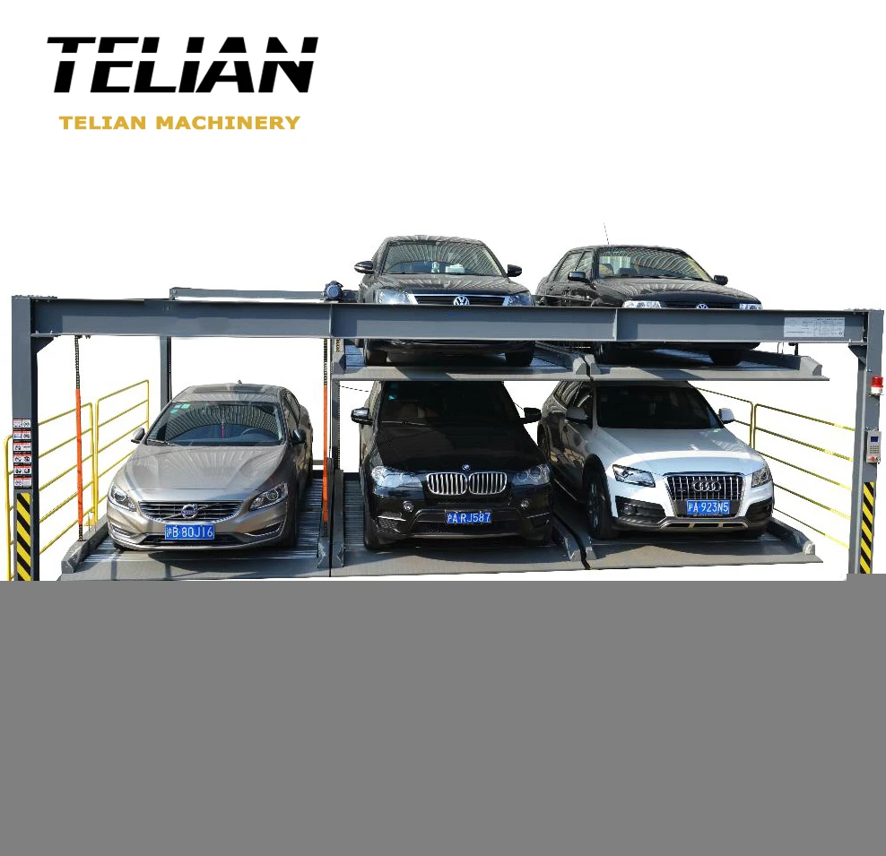 Auto body frame machine TELIAN Puzzle vertical smart car lift 2 ton car storage lift prices four post car parking solution