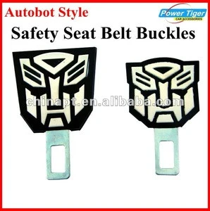 Autobot Style Replacement Stainless Steel Buckles for Car Safety Seat belts