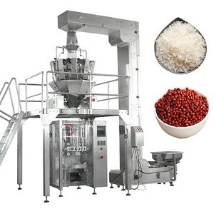 Automatic 1kg rice grains beans sweet corn seeds bag packing machine price