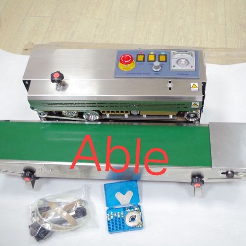 Automatic  Continuous Plastic Bag Band Sealing Sealer Machineand
