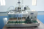 Automatic Tabletop Plastic Container Sealing Machine,aluminum Foil Auto Lid Induction Sealer With Belt