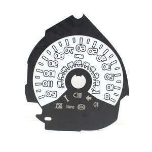 Automobile Meter Dial Speedometer Tachometer Screen Printing PC Car Dashboard Speedometer Faceplates Panel