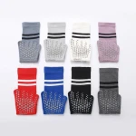 Autumn and winter parallel bars yoga socks calf micro-pressure split toe non-slip High Quality Custom Cotton Women Sport Socks