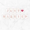 BA139 party supplies decorations wedding just married banner wedding party decoration banner paper