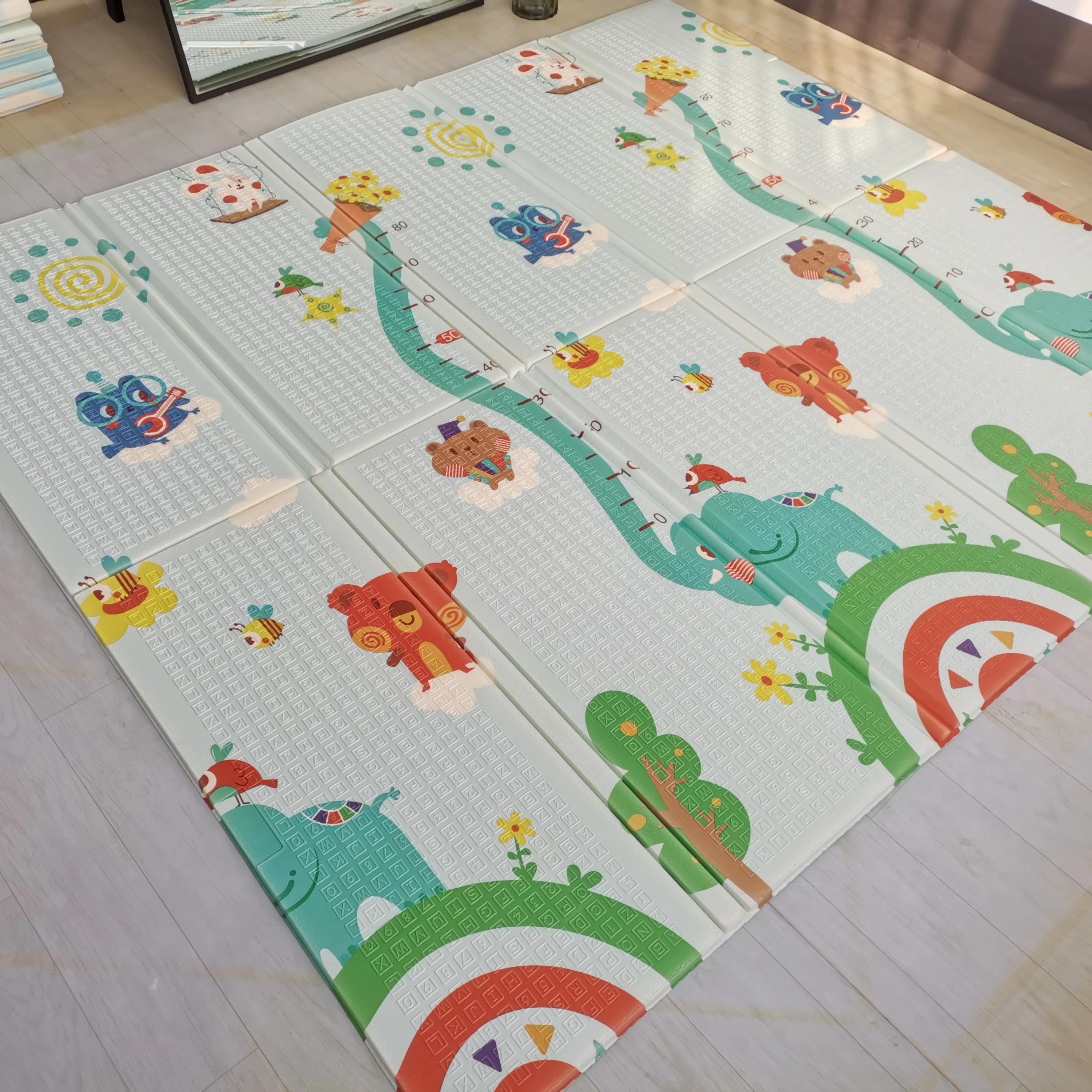 Baby crawling mat eco-friendly folding mat household living room foam mat