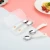 Import Baby Plastic Handle Cutlery 304 Stainless Steel Kids Fork Spoon Children Flatware Sets With Creative Cartoon 2 Pieces Set from China