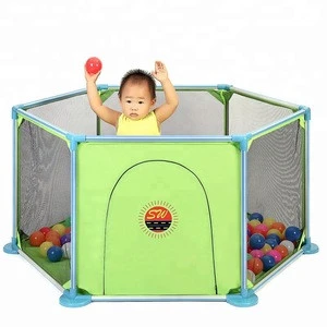 Baby Play Yard Safety Plastic Fence Plastic Playpen PVC Kids Large Baby Playpen