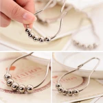 Bathroom Shower Curtain Hook Rust-Resistant Metal Hoist Type Ball