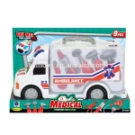 Battery Operated Toy Electric Ambulance Toy Car with Music & Light
