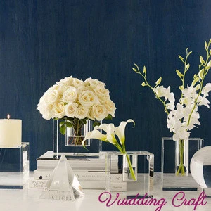Beauty 2018 Decorative Customized Wedding Crystal Centerpiece Vase