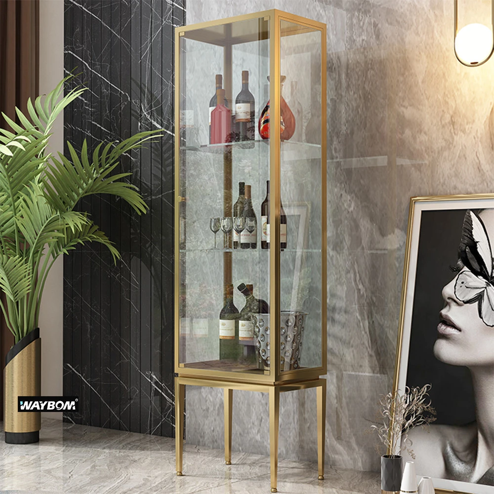 Beauty Minimalist Wine Cabinet For Industrial Style Salon Dressing Mirror Corner Metal Furniture Drawers