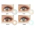 Import BeautyTone Hollywood wholesale cosmetics non prescription color contacts 3 tone soft colored eye contact lenses from China
