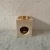 Import Beige Travertine Marble Stone Oil Burner 9x9x11cm with Brass Lid from China