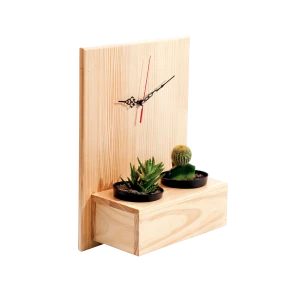 Best Quality OEM Kreakita Shallot Wood Table Clock