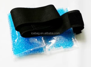 Best selling sport wholesale reusable waist gel beads ice pack belt