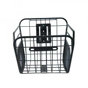 Bicycle Basket Flip-over Bike Front Basket Hanging Bike Storage Container Basket Cargo with Cover for Cycling