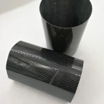 big diameter 100mm to 180mm  3K Carbon fiber tube from professional manufacturer