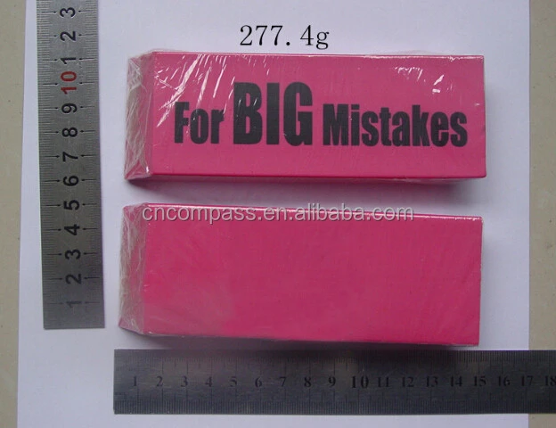 Big mistake giant eraser jumbo rubber set children fancy eraser set
