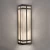 Import big size bronze iron wall sconce lighting with acrylic lamp cover for hotel from China