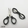 Black Foldable Portable Small Scissors with ABS Handle