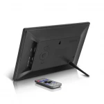 Black frame 7 inch tft lcd digital photo frame with 800*480 resolution