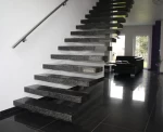 Black granite stairs steps / granite stairs design