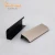 Import Black punch free long aluminum invisible handle for cabinet wardrobe closet door aluminum alloy pull door handle from China