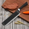 Black wavy pattern  gift set knife stainless steel kitchen knife set of seven manufacturers direct