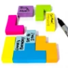 Block Notes - Sticky Memo Pads,Entertaining colourful alternative sticky notes