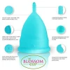 Blossom Menstrual Cup Is Better Than Hands Down! Say No to Tampons. Get Blossom Cups for Menstrual (Small, Blue)