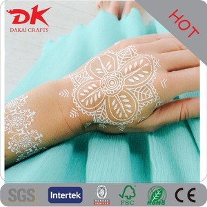 Body art jewelry Lace white tattoo sticker, henna white tattoos