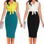 Bodycon elegant ladies office wear dresses dress