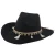Import Bohemian Women Western Hollow Cowboy Straw Panama Jazz Cowboy Hat Beach Sambrero Ladies Sun Hat Size 56-58 CM from China