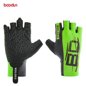 Boodun Gym Gloves Men Women Fitness Sports Anti-Slip Gel Pad Women Dumbbells Weight Lifting Pattern Gloves