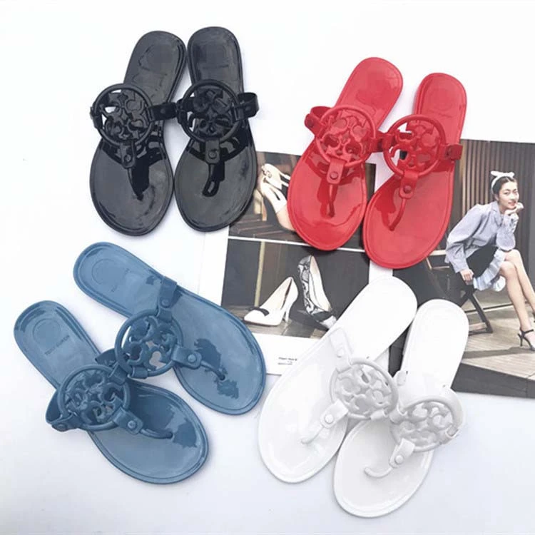 Brand Designer Mini Miller Flip Flops Beach Womens Sandals PVC Hollow Ladies Slippers