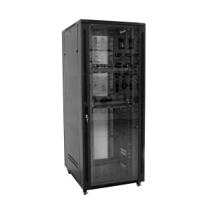 Brand KICO 42U 800*1000  Floor Standing Server Rack 19 27&#39;&#39; Inch Network Cabinet With Quality Tempered Glass Door Post Rack