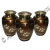 Import Brass Pet Urn Classic Charcoal Grey with Pewter Paw Print Pet Cremation Urn For Pet Ashes By Axiom Home Accents from India