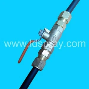 brass water pipe valve ball