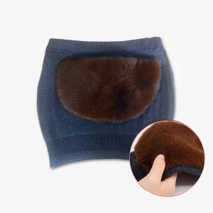 Breathable cashmere knitted warm belt for warming stomach and abdomen