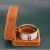 Import Brown Velvet Luxury Square Jewelry Packaging Boxes Bangle Storage Box from China