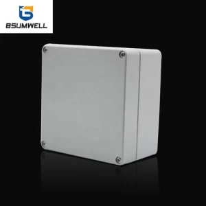 BSUMWELL Size 160*160*90mm IP67 waterproof aluminum die cast enclosure outdoor power distribution box with CE (PS-AL161609)