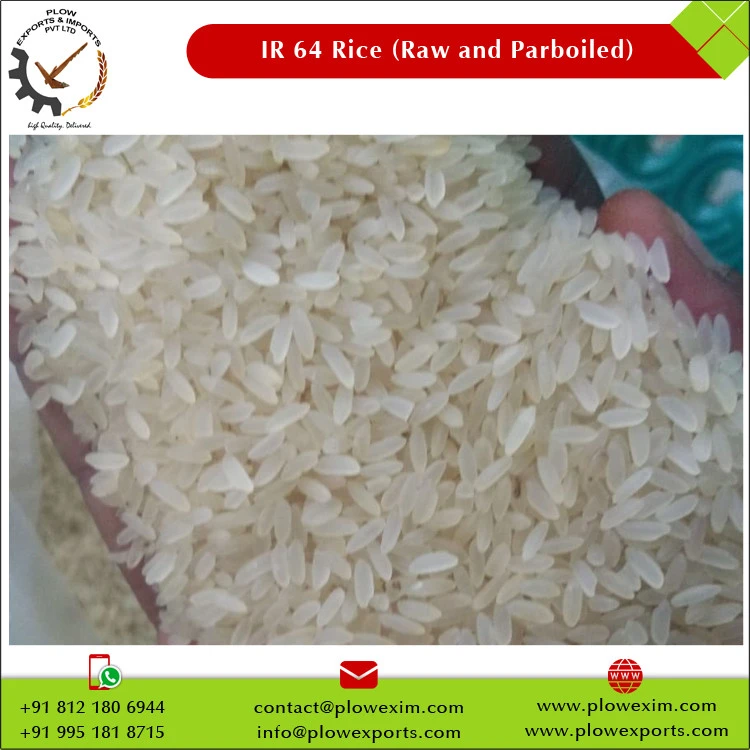 Bulk Selling 50% Broken IR64 Long Grain Parboiled Rice from Genuine Exporter