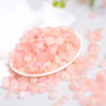 Bulk wholesale natural rose quartz stone gemstone gravel quartz crushed stone for fengshui